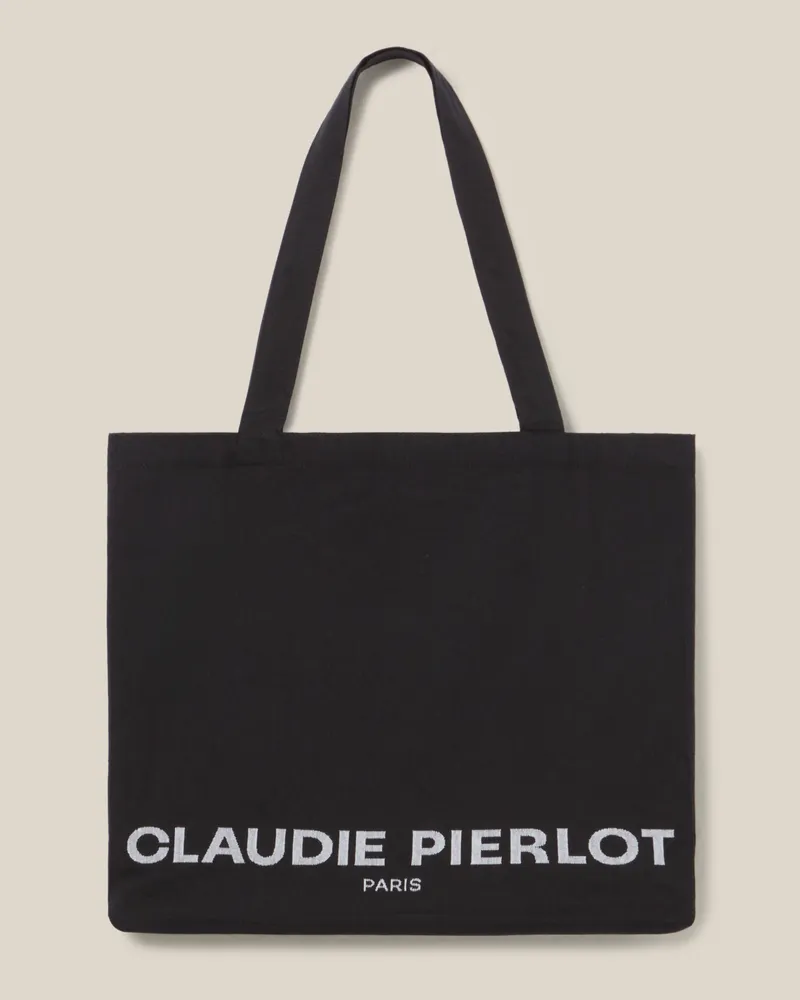 Claudie Pierlot Oversize-Tragetasche Schwarz