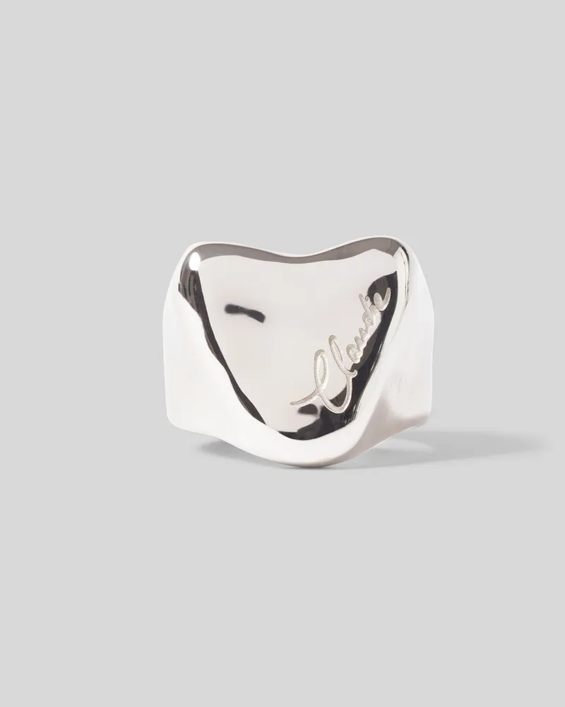 Claudie Pierlot Herz-Siegelring Silber