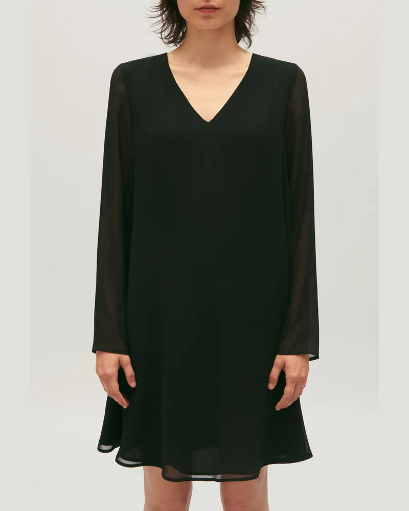 Claudie Pierlot Kurzes Rififi-Kleid, schwarz Schwarz