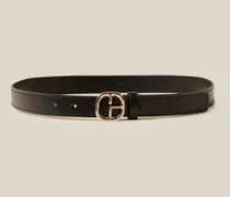 Ledergürtel schwarz