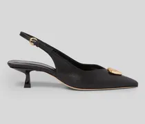 Pumps mit goldenem Herz