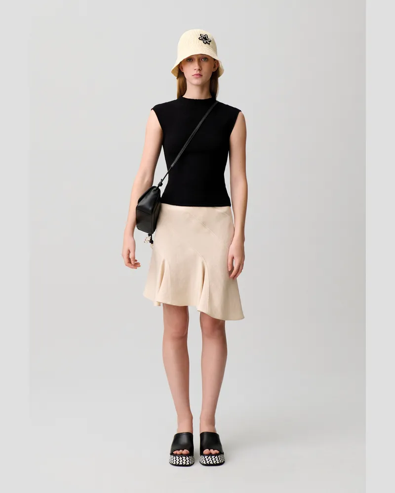 Claudie Pierlot Ärmelloses Stricktop Schwarz