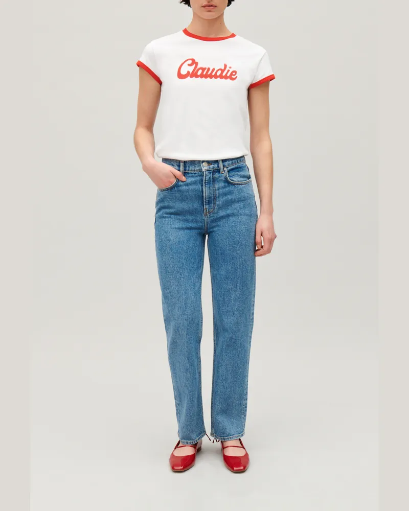Claudie Pierlot T-Shirt Claudie Ecru