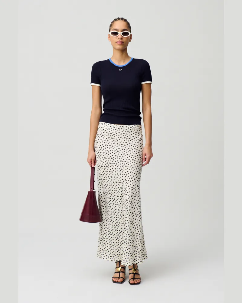 Claudie Pierlot Feines Stricktop CP Marine