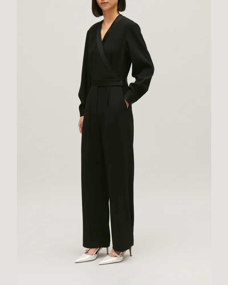 Claudie Pierlot Schwarzer Jumpsuit Schwarz