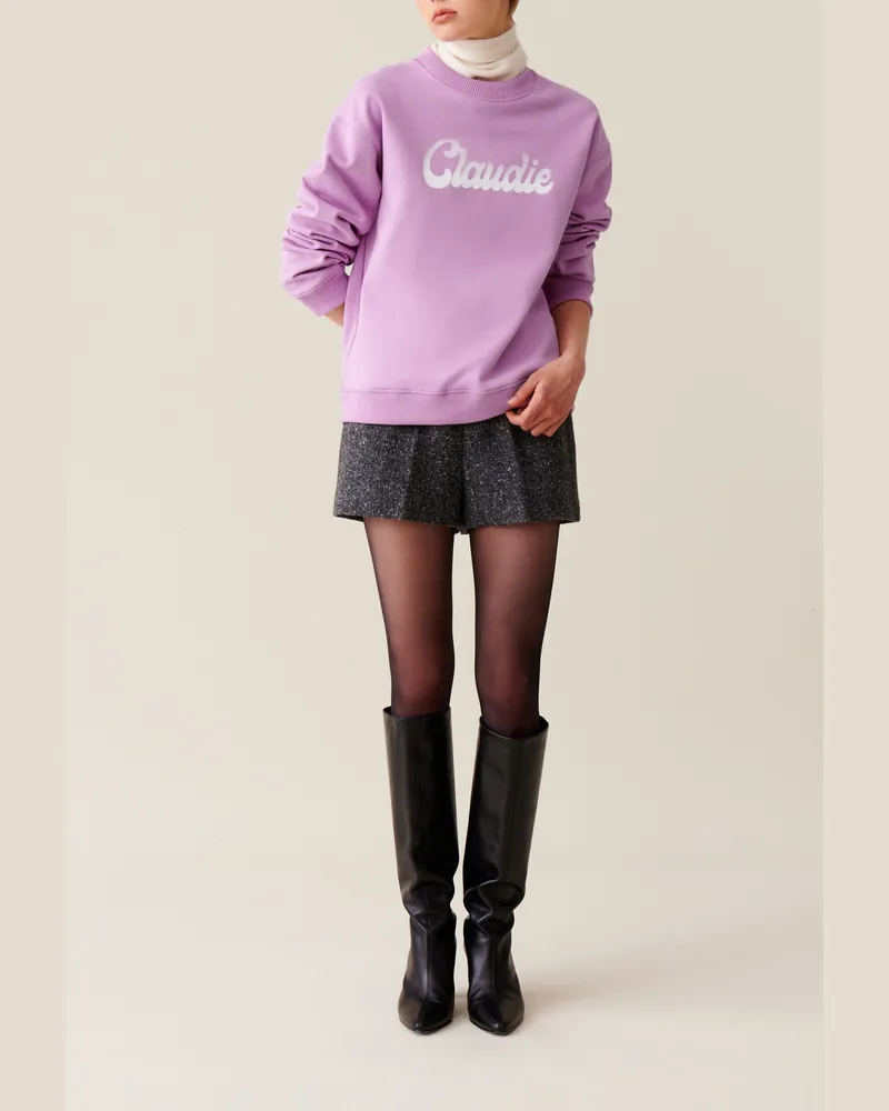 Claudie Pierlot Weites Claudie Sweatshirt Rosa