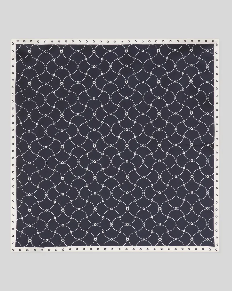 Claudie Pierlot Foulard carré imprimé Marine