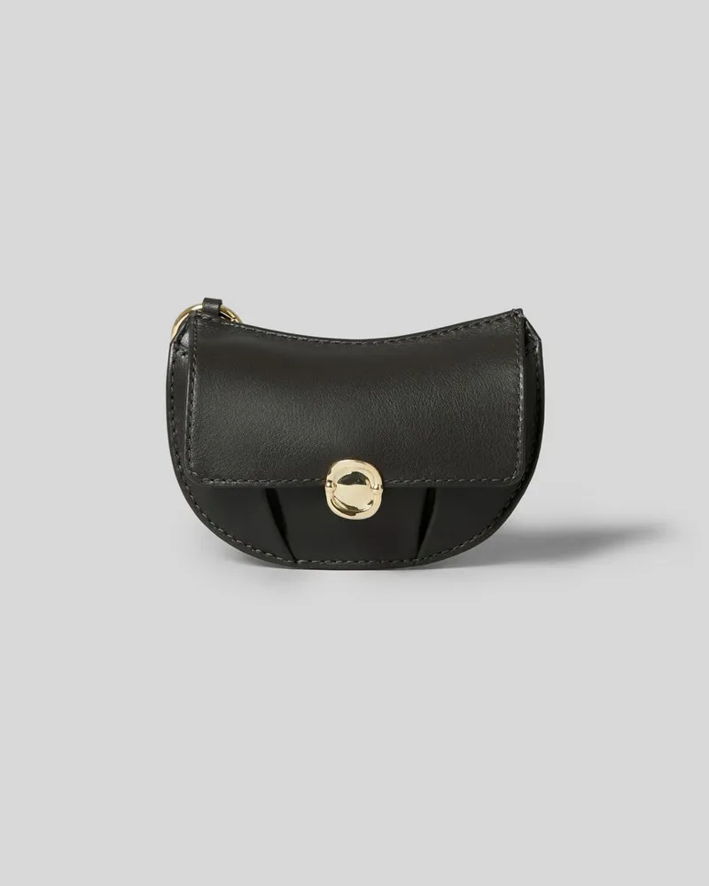 Claudie Pierlot Geldbörse aus Leder Schwarz