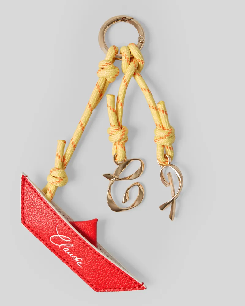 Claudie Pierlot Buchstaben-Schlüsselanhänger CP Rot