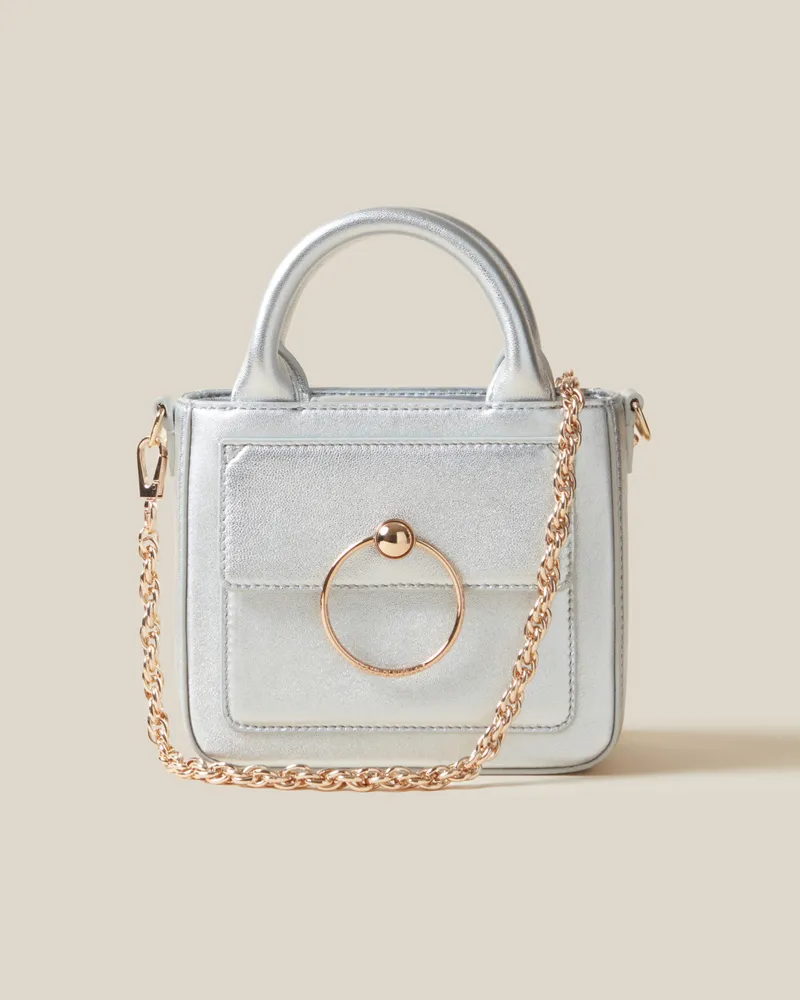 Claudie Pierlot Nano Anouck-Tasche in Silber Silber