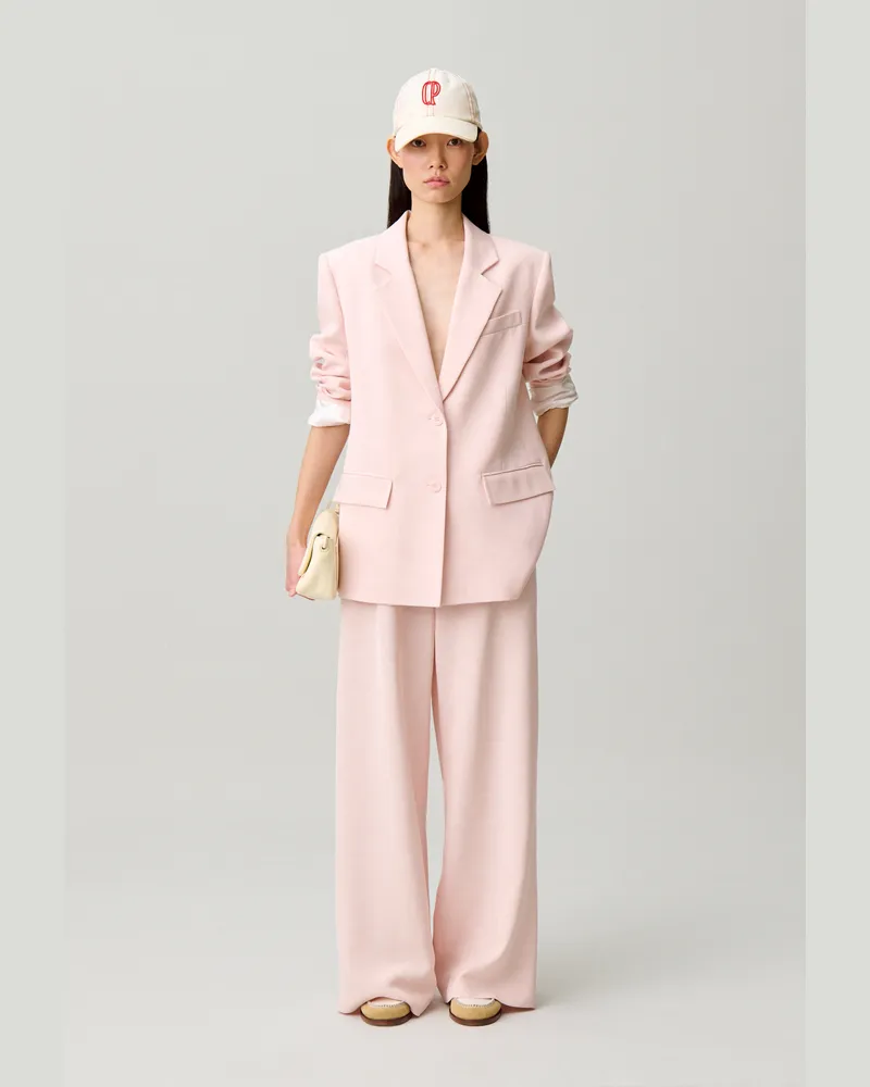 Claudie Pierlot Anzugsblazer Blass-rosa