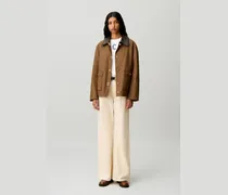 Kurzer gewachster Parka