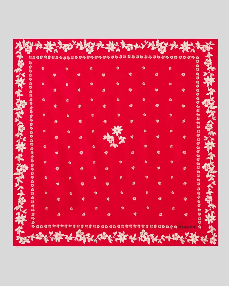 Claudie Pierlot Rotes Vierecktuch Rot