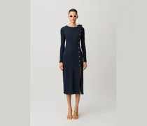 Langes Strickkleid