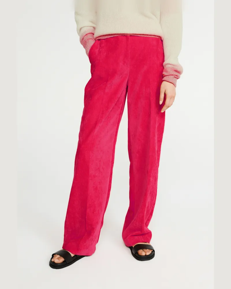Claudie Pierlot Cordhose Magenta