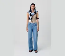 Straight-Leg-Jeans aus Denim