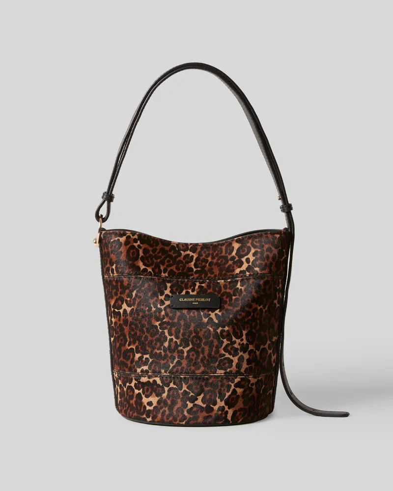 Claudie Pierlot Solveig Beuteltasche Leopard Multico
