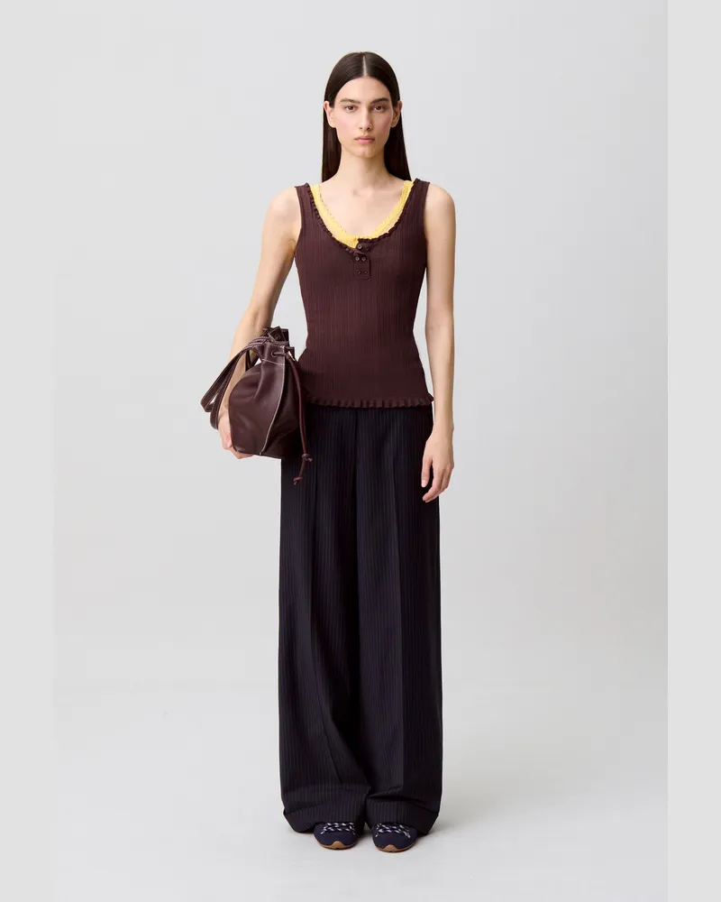 Claudie Pierlot Anzughose Zweifarbig