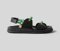 Sandalen mit gedrehten Riemen