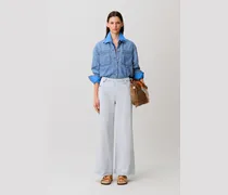 Denim-Jeans mit Latz