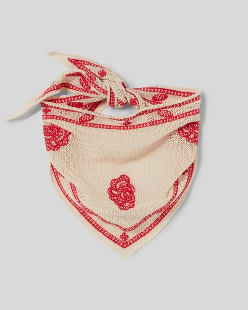 Claudie Pierlot Bandana mit Blumenmuster Zweifarbig