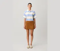 Gestreiftes Strickpolo