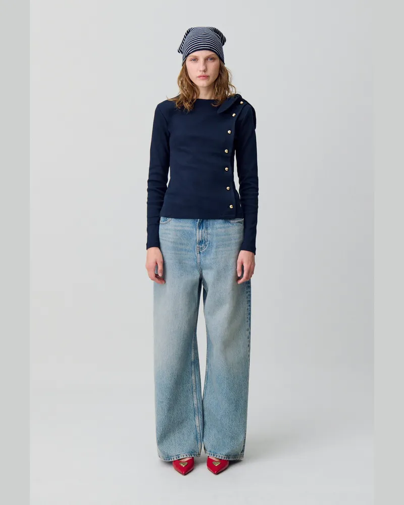 Claudie Pierlot Langarmshirt Marine