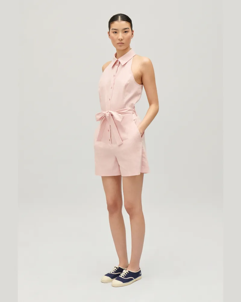 Claudie Pierlot Playsuit mit Gürtel Dragee