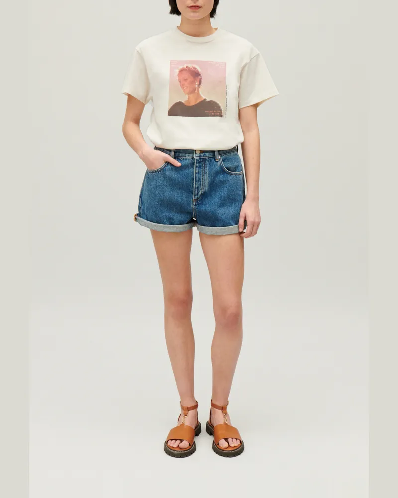 Claudie Pierlot T-Shirt 29 des Monats - 29.03.24 Ecru