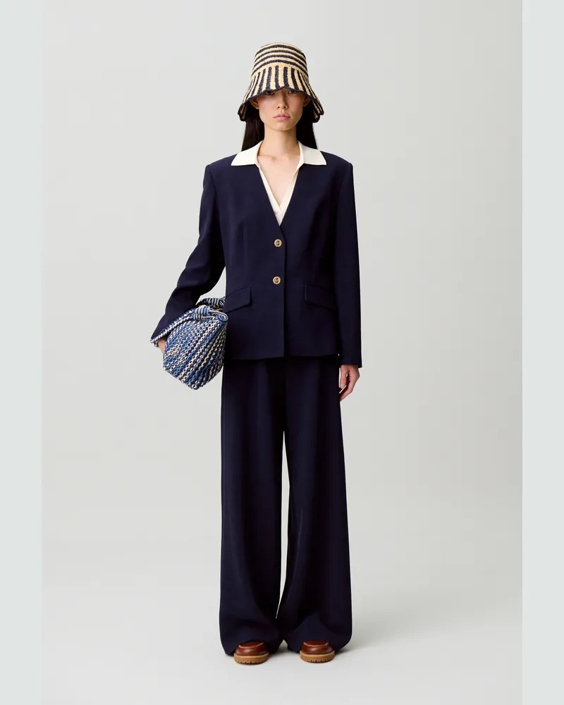 Claudie Pierlot Taillierter Blazer Marine