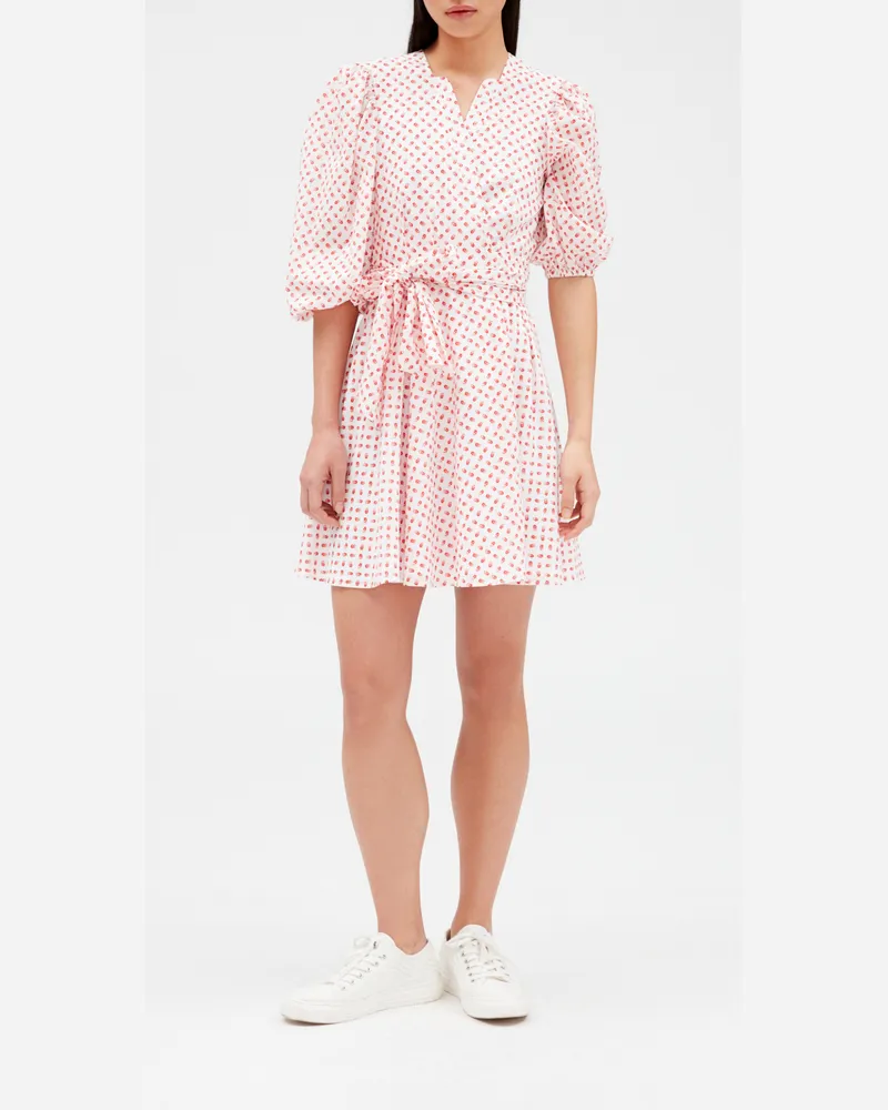 Claudie Pierlot Kurzes Wickelkleid Heller