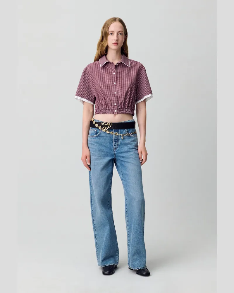Claudie Pierlot Baggy-Jeans aus Denim Denim