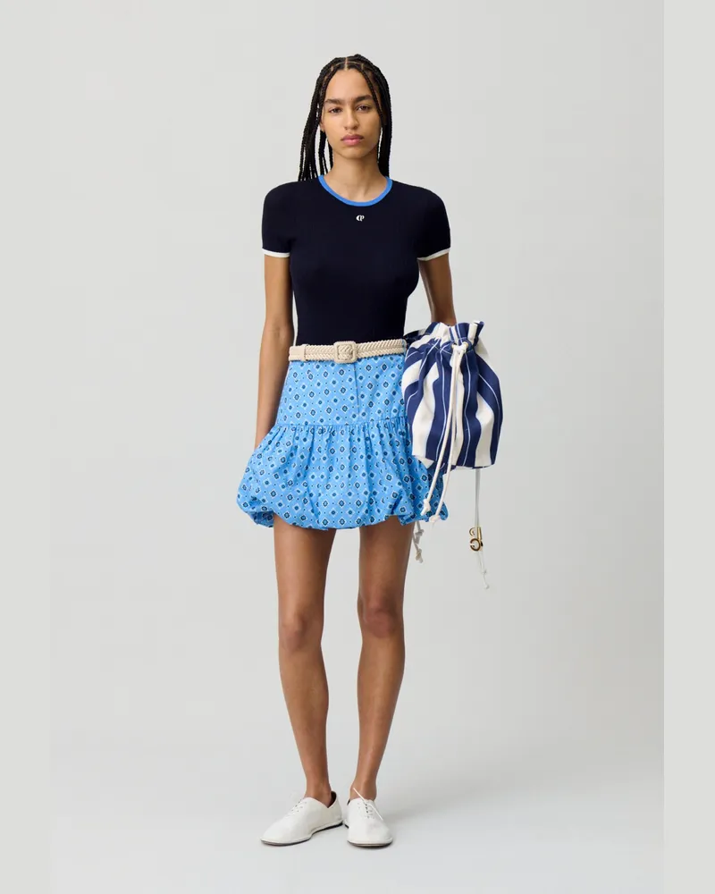 Claudie Pierlot Kurzer Ballonrock Print