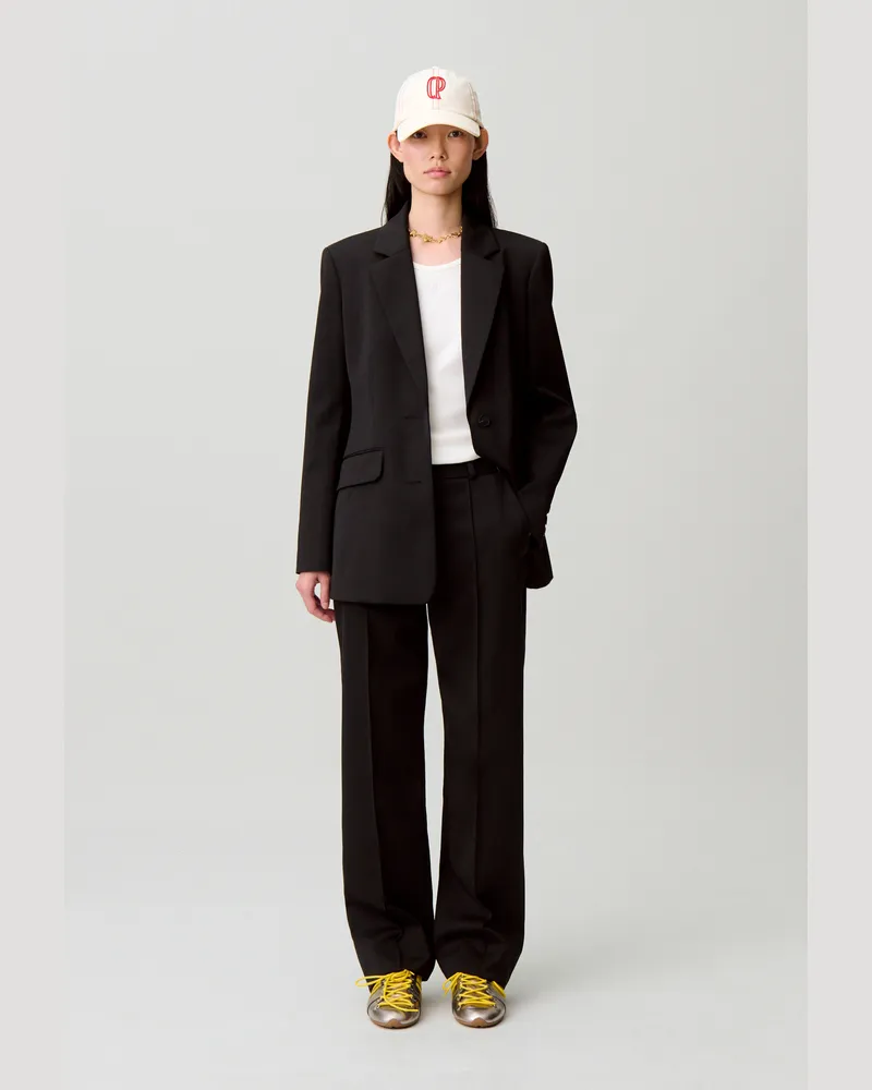 Claudie Pierlot Gerade Anzughose Schwarz