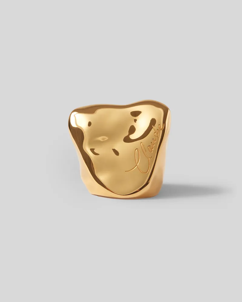 Claudie Pierlot Herz-Siegelring Gold