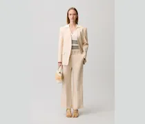 Fließende Leinenhose