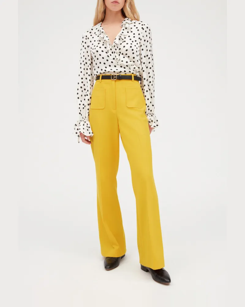 Claudie Pierlot gestellte Hose Gelb