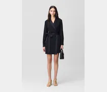 Wickelkleid mit Reverskragen