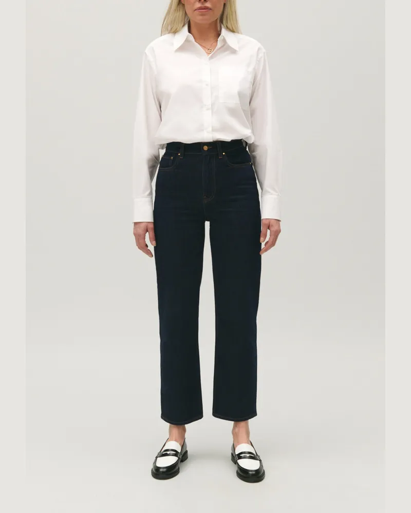 Claudie Pierlot Blaue Raw-Jeans Denim-raw