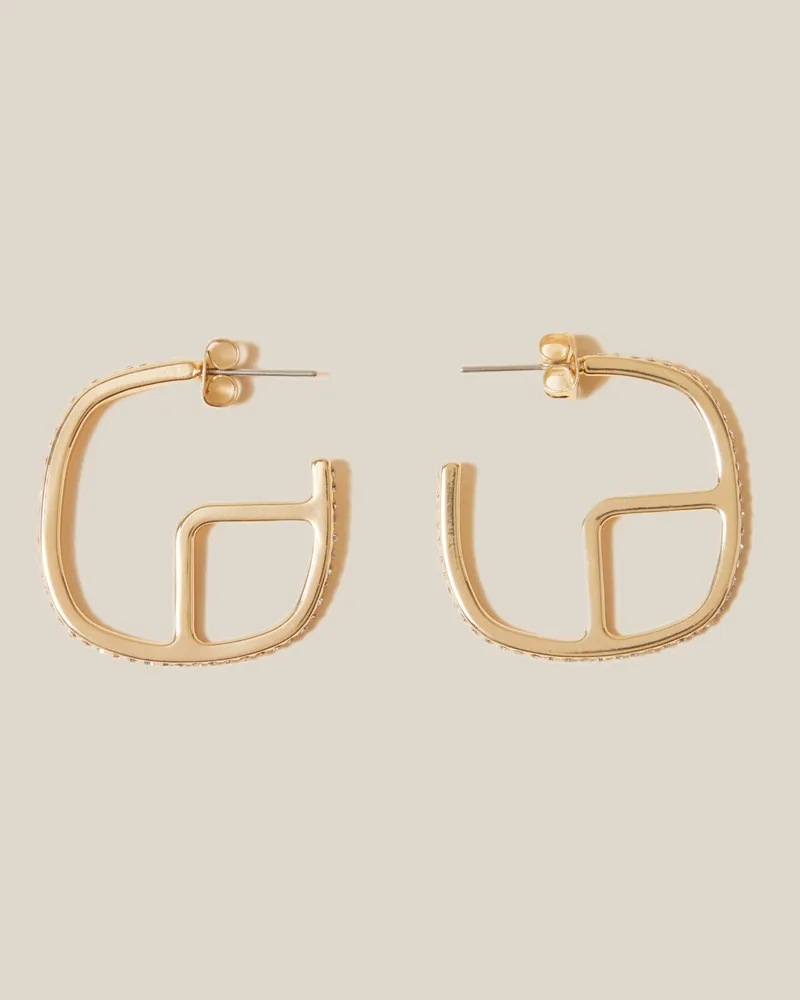Claudie Pierlot CP-Creolen Messing, goldfarben Golden