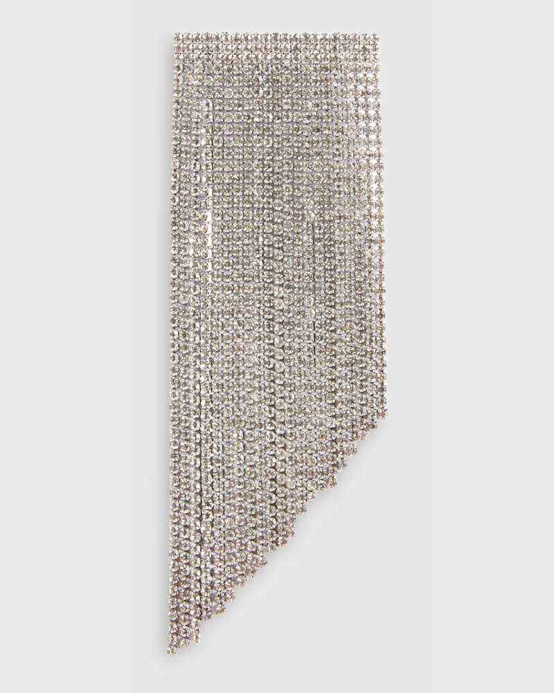 Claudie Pierlot Schmuckbrosche mit Strass Silber