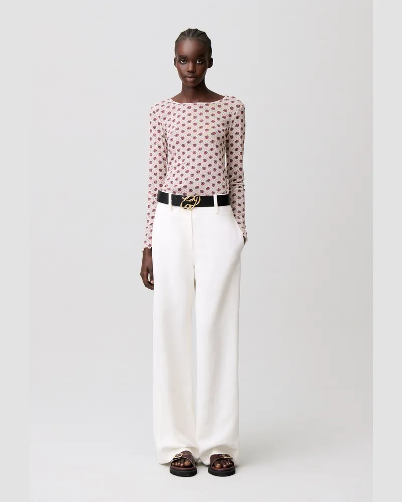 Claudie Pierlot Bedrucktes T-Shirt Multico