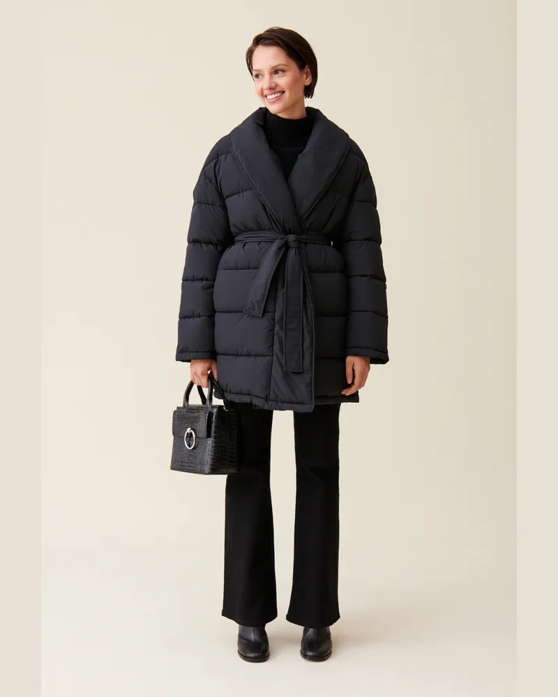 Claudie Pierlot Steppjacke mit Schalkragen Schwarz