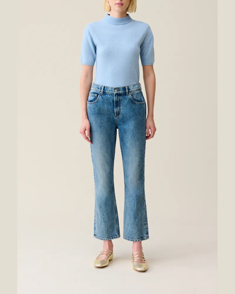 Claudie Pierlot Hellblaue Flared Jeans Denim