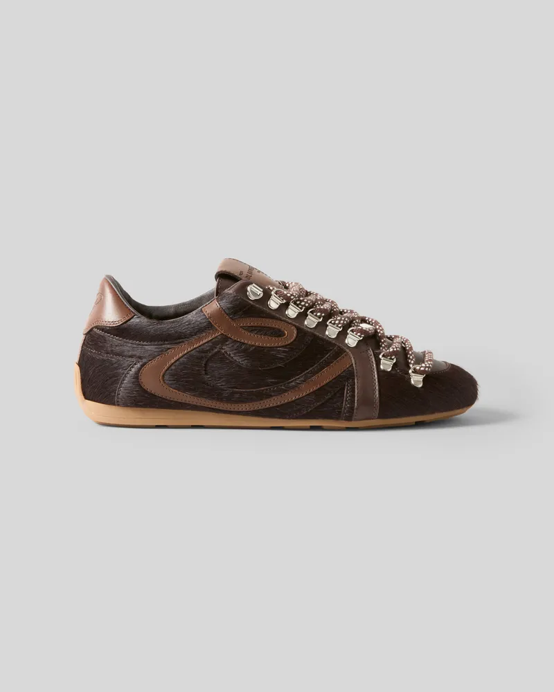 Claudie Pierlot Swing-Sneaker in Schokoladenbraun Schokolade