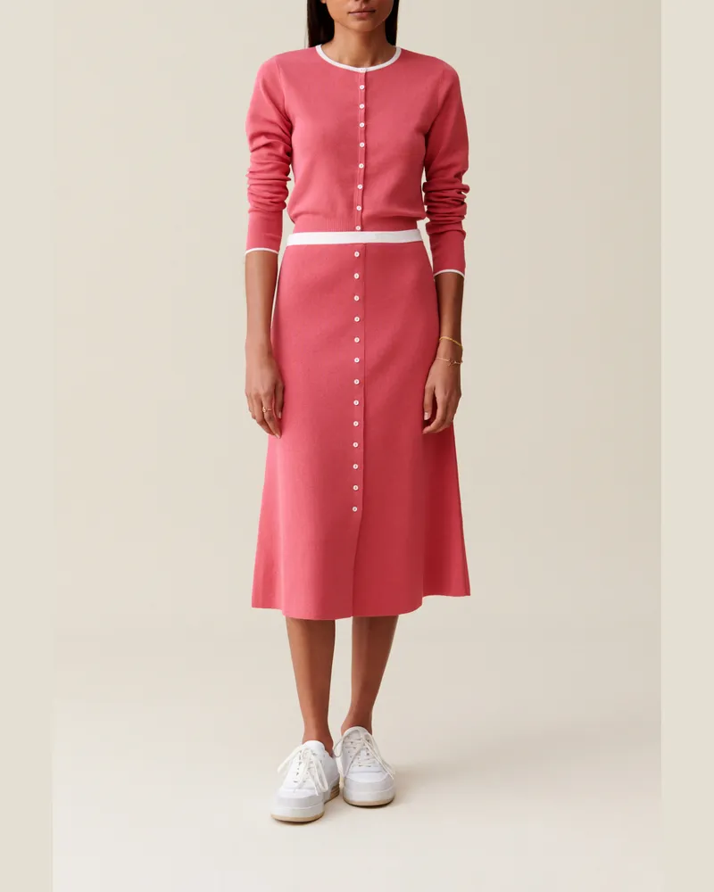 Claudie Pierlot Midi-Strickrock Bois