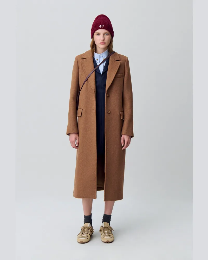 Claudie Pierlot Langer Mantel Dunkles