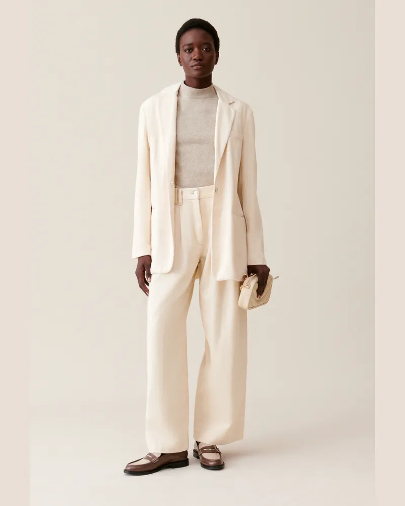 Claudie Pierlot Oversized Denim-Blazer Hell