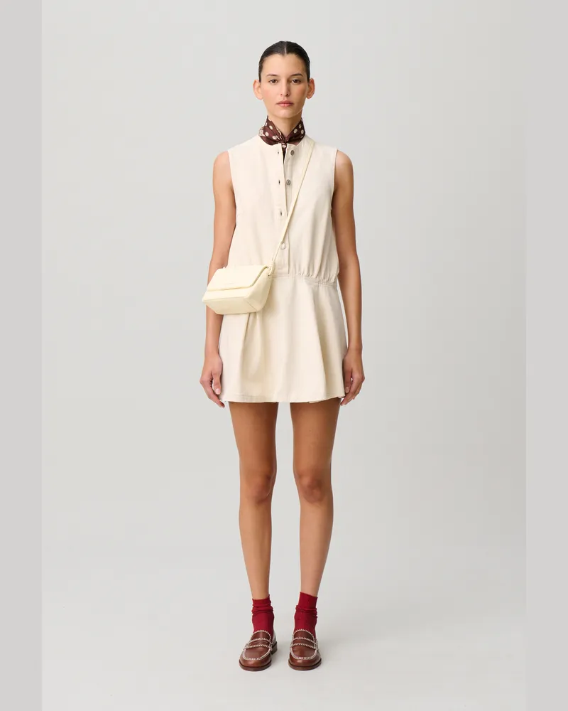 Claudie Pierlot Helles ausgestelltes Jeanskleid Denim