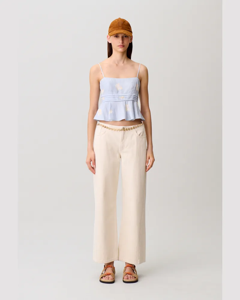 Claudie Pierlot Florales Top Heller